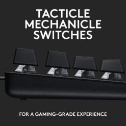 Alternative view of Logitech G413 SE Mechanical Gaming Keyboard with White LED BackLight Gaming Keyboard for Pro Gaming