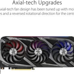 Alternative view of ASUS ROG Strix NVIDIA GeForce RTX 3070 Ti OC Edition 8GB Gaming Graphics Card (PCIe 4.0, GDDR6X, HDMI 2.1, DisplayPort 1.4a ROG-STRIX-RTX3070TI-O8G-GAMING