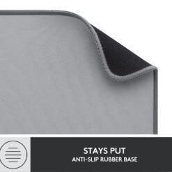 Logitech Desk Mat Studio Series Multifunctional Large Desk Pad, Extended Mouse Mat, Office Desk Protector with Anti-Slip Base, Spill-Resistant 11 Logitech Desk Mat Studio Series Multifunctional Large Desk Pad, Extended Mouse Mat, Office Desk Protector with Anti-Slip Base, Spill-Resistant - Image 4