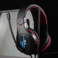 G90 Gaming Headset with Mic Wired with 2 pin 3.5mm Connector Gaming Headphone for PUBG Fortnite FPS Gaming Headset 7 G90 Gaming Headset with Mic Wired with 2 pin 3.5mm Connector Gaming Headphone for PUBG Fortnite FPS Gaming Headset - Image 4