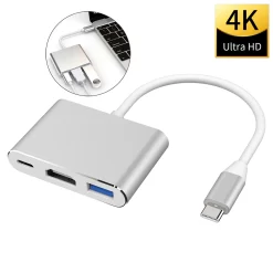 Thunderbolt USB Type-C Adapter Compatible with HDMI 4K, Support for Samsung Dex, Dock with pd for Macbook Pro/Air 2024 Type-C to HDMI, USB 3.0 AND Type-C Converter 6 Thunderbolt USB Type-C Adapter Compatible with HDMI 4K, Support for Samsung Dex, Dock with pd for Macbook Pro/Air 2024 Type-C to HDMI, USB 3.0 AND Type-C Converter - Image 3