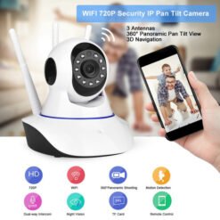 Wifi ip camera 1080p hd home security camera 3 wireless antenna signal two way audio enhancement night vision smart cctv camera - Image 5