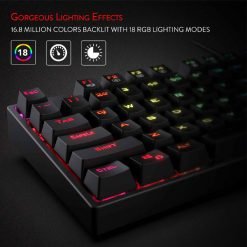 Redragon K582-BA Wired Mechanical Gaming Keyboard & M711 Cobra Gaming Mouse Combo, 10,000DPI, 7 Programmable Buttons, RGB LED Backlit Keyboard Mouse Set for Gaming 11 Redragon K582-BA Wired Mechanical Gaming Keyboard & M711 Cobra Gaming Mouse Combo, 10,000DPI, 7 Programmable Buttons, RGB LED Backlit Keyboard Mouse Set for Gaming - Image 5