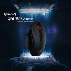 Redragon M656 Gainer Wireless Gaming Mouse, 4000 DPI 2.4Ghz Wireless Gamer Mouse w/ 5 DPI Levels, 7 Macro Buttons, Red LED Backlit & Pro Software/Drive Supported, for PC/Mac/Laptop 7 Redragon M656 Gainer Wireless Gaming Mouse, 4000 DPI 2.4Ghz Wireless Gamer Mouse w/ 5 DPI Levels, 7 Macro Buttons, Red LED Backlit & Pro Software/Drive Supported, for PC/Mac/Laptop - Image 2