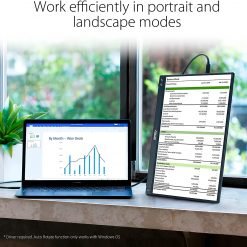 ASUS ZenScreen MB16ACV 15.6 inch Portable USB Monitor Full HD, IPS, Hybrid Signal Solution, USB Type-C, Flicker Free, Blue Light Filter 8 ASUS ZenScreen MB16ACV 15.6 inch Portable USB Monitor Full HD, IPS, Hybrid Signal Solution, USB Type-C, Flicker Free, Blue Light Filter - Image 4