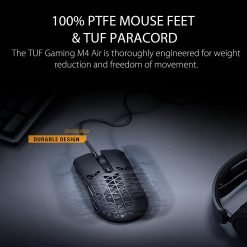 ASUS TUF Gaming M4 Air Lightweight Wired Gaming Mouse with 16,000 Dpi Sensor, Six Programmable Buttons, Ultralight Air Shell, IPX6 (P307) 6 ASUS TUF Gaming M4 Air Lightweight Wired Gaming Mouse with 16,000 Dpi Sensor, Six Programmable Buttons, Ultralight Air Shell, IPX6 (P307) - Image 2