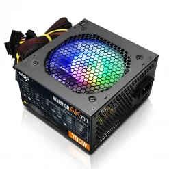 Aigo ak700 700W PC Gaming Power Supply unit Quiet 120mm RGB Fan 24pin 12V ATX BTC PSU Desktop computer Power Supply for gaming pc 7 Aigo ak700 700W PC Gaming Power Supply unit Quiet 120mm RGB Fan 24pin 12V ATX BTC PSU Desktop computer Power Supply for gaming pc - Image 4
