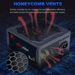 Redragon RGPS PSU 800W PC Power Supply 80PLUS Bronze Gaming Silent Fan 120mm 24pin ATX/EPS 12V PFC FULL MODULAR BTC computer Power Supply 9 Redragon RGPS PSU 800W PC Power Supply 80PLUS Bronze Gaming Silent Fan 120mm 24pin ATX/EPS 12V PFC FULL MODULAR BTC computer Power Supply - Image 5