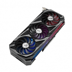 Alternative view of ASUS ROG Strix GeForce RTX 3080 Ti OC Edition 12GB GDDR6X Graphic Card buffed-up design with chart-topping thermal performance