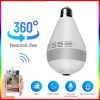 360° Fisheye Panoramic Bulb Wifi Camera wireless 1080p 2mp hd home security camera ip lighting night vision two audio lamp cameras Motion Detection 14 Bulb Wifi Camera