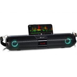 Kisonli LED-900 RGB Bluetooth Speaker mini SoundBar with Mobile Holding Place 8 Kisonli LED-900 RGB Bluetooth Speaker mini SoundBar with Mobile Holding Place - Image 4