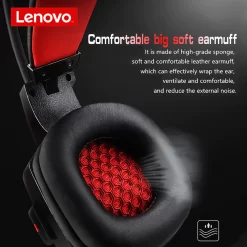 Lenovo Hu85 Gaming Headphone Wired USB Cool Noise Reduction Effect Lighting ABS Over-Ear Headphone HiFi Surround Cool Lighting 7 Lenovo Hu85 Gaming Headphone Wired USB Cool Noise Reduction Effect Lighting ABS Over-Ear Headphone HiFi Surround Cool Lighting - Image 3