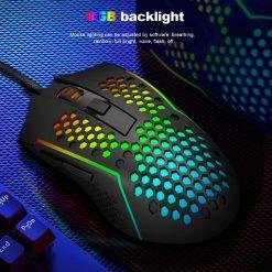 Redragon Reaping M987-K Ultralight Lightweight RGB Gaming Mouse programmable 12400DPI USB wired game mice Honeycomb 65g - Image 3
