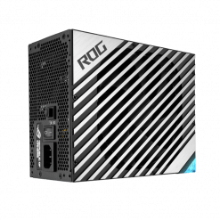 Alternative view of ASUS ROG Thor 1200W Platinum II Gaming PC Power Supply quietest PSU with OLED