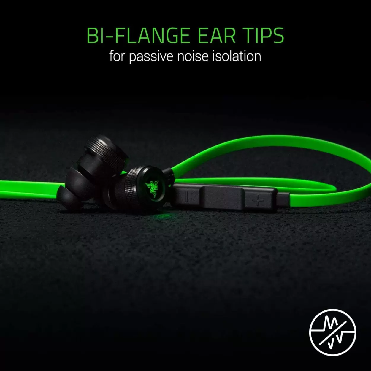 Razer Hammerhead iOS Lightning Earbuds DAC Custom-Tuned Dual-Driver Technology - in-Line Mic Headphones Handsfree - Image 3
