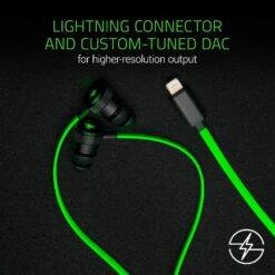 Razer Hammerhead iOS Lightning Earbuds DAC Custom-Tuned Dual-Driver Technology - in-Line Mic Headphones Handsfree 9 Razer Hammerhead iOS Lightning Earbuds DAC Custom-Tuned Dual-Driver Technology - in-Line Mic Headphones Handsfree - Image 5