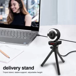 REDRAGON Oneshot GW910 USB HD 1080p Webcam with LED Flash Light and Dual Built-in Microphones autofocus 1920 X 1080P 30fps Web Camera - Image 4