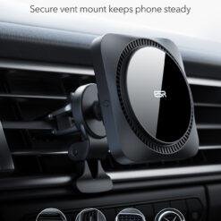 ESR HaloLock Wireless Car Charger with CryoBoost™ for iPhone 14/13/12 The fastest MagSafe charger for iPhone 14/13 while navigating 7 ESR HaloLock Wireless Car Charger with CryoBoost™ for iPhone 14/13/12 The fastest MagSafe charger for iPhone 14/13 while navigating - Image 3