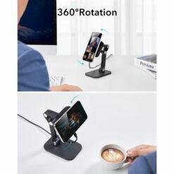 ESR HaloLock Adjustable Wireless Charging Stand MagSafe-compatible 360 Degree Rotatable 7 ESR HaloLock Adjustable Wireless Charging Stand MagSafe-compatible 360 Degree Rotatable - Image 3