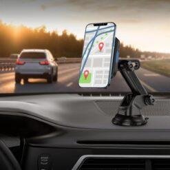 Alternative view of ESR HaloLock™ Dashboard Wireless Car Charger for iPhone Magnetic 7.5W Wireless Car Charger Mount