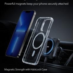 ESR HaloLock Wireless Car Charger with CryoBoost™ for iPhone 14/13/12 The fastest MagSafe charger for iPhone 14/13 while navigating 8 ESR HaloLock Wireless Car Charger with CryoBoost™ for iPhone 14/13/12 The fastest MagSafe charger for iPhone 14/13 while navigating - Image 4