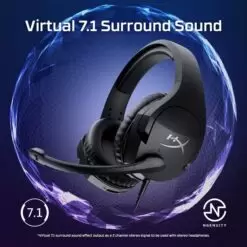 Alternative view of HyperX Cloud Stinger S Gaming Headset 7.1 Virtual Lightweight, Memory Foam with USB Converter OPEN BOX