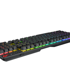 Alternative view of ASUS XA09 ROG Strix Scope NX RGB Wireless Deluxe gaming mechanical keyboard NX Red Switches with tri-mode connectivity PBT keycaps magnetic wrist rest