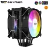 Darkflash Dark Air RGB CPU Cooler 4 Heatpipes ARGB Radiator Silent PWM 4PIN Intel LGA 1150 1151 1155 1200 1366 AMD AM4 8 Darkflash Dark Air