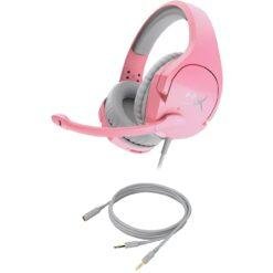 Alternative view of HyperX Cloud Stinger Pink Gaming Headset with Mic For PC PS4 Mobile Pink WITHOUT BOX