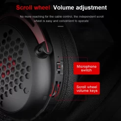 REDRAGON H386 Diomedes Wired Gaming Headphone with 7.1 USB Surround sound Adapter Computer USB/AUX 3.5mm headset Earphones With Microphone - Image 3