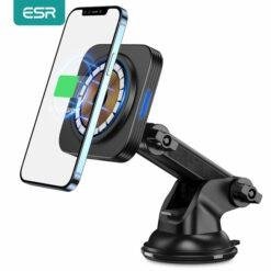 ESR HaloLock™ Dashboard Wireless Car Charger for iPhone Magnetic 7.5W Wireless Car Charger Mount - Image 5