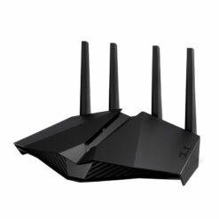 Alternative view of ASUS RT-AX82U AX5400 Dual Band WiFi 6 Gaming Router, PS5 compatible, Mobile Game Mode, ASUS AURA RGB, Lifetime Free Internet Security