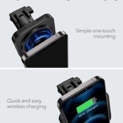 ESR HaloLock™ Dashboard Wireless Car Charger for iPhone Magnetic 7.5W Wireless Car Charger Mount - Image 4