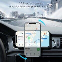 ESR HaloLock Magnetic Wireless Car Charger MagSafe compatible wireless charger with magnetic phone mounting for your car 8 ESR HaloLock Magnetic Wireless Car Charger MagSafe compatible wireless charger with magnetic phone mounting for your car - Image 4