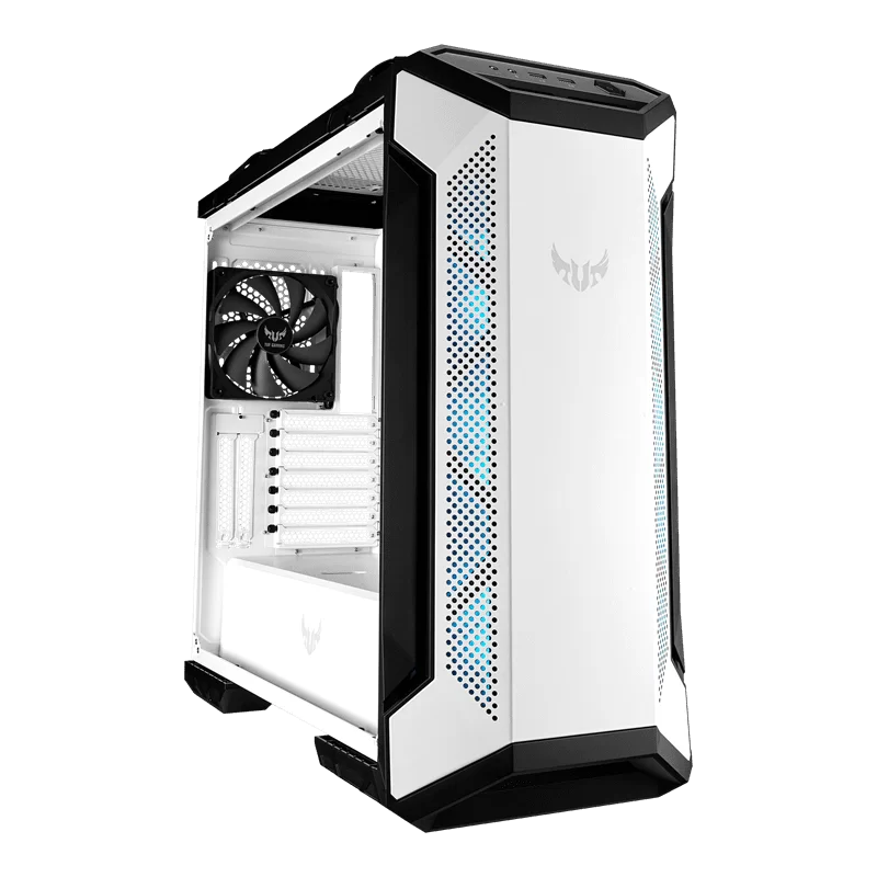 ASUS TUF Gaming GT501 Gaming Case White Edition Supports up to EATX with Metal Front Panel, tempered-glass Side Panel 4 ASUS TUF Gaming GT501 Gaming Case White Edition Supports up to EATX with Metal Front Panel, tempered-glass Side Panel - Image 4