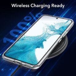 Alternative view of ESR Project Zero Clear Case for Samsung Galaxy S22 Ultra Case Thin Clear Soft TPU Case