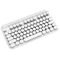 Alternative view of FOREV FV-WI8 Silent Mini Wireless Keyboard Retro Typewriter Keycap for PC and Mac