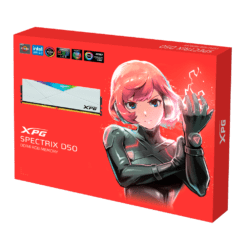 XPG SPECTRIX D50 32GB (16GB X 2) 3600Mhz White DDR4 RGB Desktop Gaming RAM Memory Module 8 XPG SPECTRIX D50 32GB (16GB X 2) 3600Mhz White
