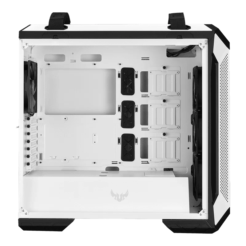 ASUS TUF Gaming GT501 Gaming Case White Edition Supports up to EATX with Metal Front Panel, tempered-glass Side Panel 6 ASUS TUF Gaming GT501 Gaming Case White Edition Supports up to EATX with Metal Front Panel, tempered-glass Side Panel - Image 6