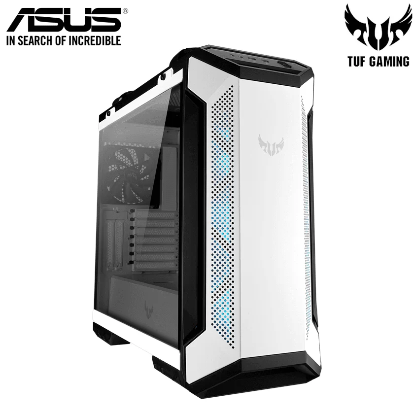 ASUS TUF Gaming GT501 Gaming Case White Edition Supports up to EATX with Metal Front Panel, tempered-glass Side Panel 1 ASUS TUF Gaming GT501