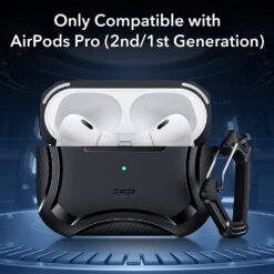 ESR AirPods Pro (2022/2019) Cyber Armor Tough Case with HaloLock A super-tough case with magnetic locking lid and MagSafe-style charging 9 ESR AirPods Pro (2022/2019) Cyber Armor Tough Case with HaloLock A super-tough case with magnetic locking lid and MagSafe-style charging - Image 3