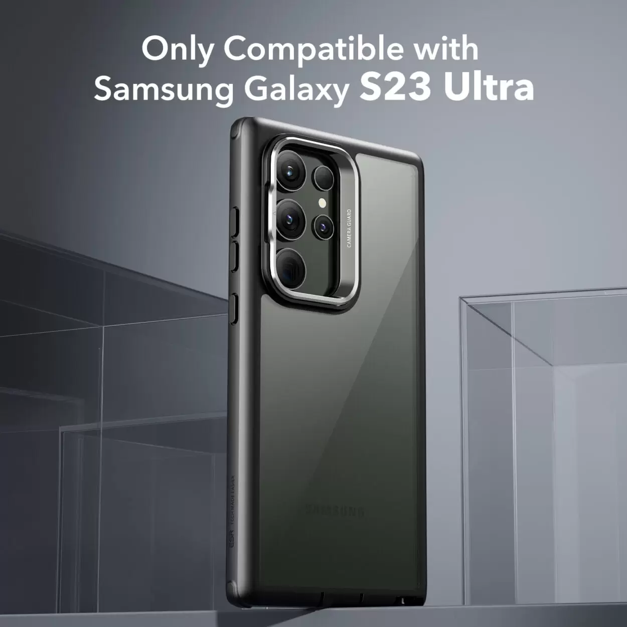 ESR Galaxy S23 Ultra Shock Armor Kickstand Case Ultra-tough 2-part case with innovative Camera-Guard kickstand 6 ESR Galaxy S23 Ultra Shock Armor Kickstand Case Ultra-tough 2-part case with innovative Camera-Guard kickstand - Image 6