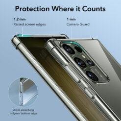 ESR Galaxy S23 Ultra Krystec Clear Case Our clearest case ever, made almost completely from ultra-clear polycarbonate 9 ESR Galaxy S23 Ultra Krystec Clear Case Our clearest case ever, made almost completely from ultra-clear polycarbonate - Image 4