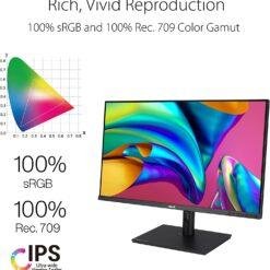 Alternative view of ASUS ProArt Display PA328QV 31.5 Inch Professional Monitor 75Hz QHD (2560 x 1440), 100% sRGB, 100% Rec.709, Color Accuracy ΔE < 2, Calman Verified