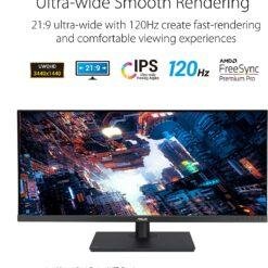 Alternative view of ASUS ProArt Display PA348CGV 34 inch 120Hz Professional Monitor IPS, 21:9, Ultra-wide QHD (3440 x 1440), Color Accuracy ΔE < 2, Calman Verified, 98% DCI-P3, USB-C
