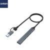 Onten UCA9701 2 in 1 4 Ports Portable Multifunctional USB HUB Docking Station 9 ONTEN UCA9701