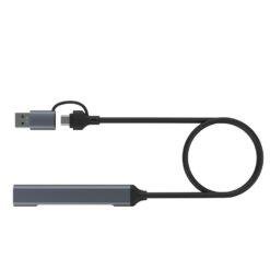 Onten UCA9701 2 in 1 4 Ports Portable Multifunctional USB HUB Docking Station 4 Onten UCA9701 2 in 1 4 Ports Portable Multifunctional USB HUB Docking Station - Image 2