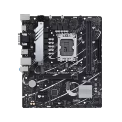 Alternative view of ASUS Prime B760M-K D4 Intel® B760 LGA 1700 mATX motherboard with PCIe 4.0, two PCIe 4.0 M.2 slots, DDR4, Realtek 2.5Gb Ethernet
