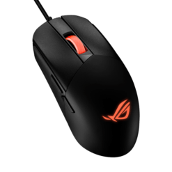 Alternative view of ASUS ROG Strix Impact III Wired RGB Gaming Mouse P518 lightweight, ambidextrous form factor, 59-gram for FPS gameplay 12,000-dpi optical sensor