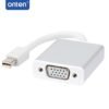 Onten Mini DP to VGA Converter Adapter Mini Display Port Converter OTN-5110 12 Onten Mini DP to VGA Converter